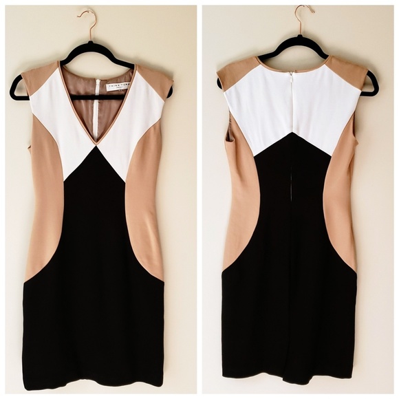 Trina Turk | Mural Color Block Sheath Dress Size 2 - Picture 2 of 8